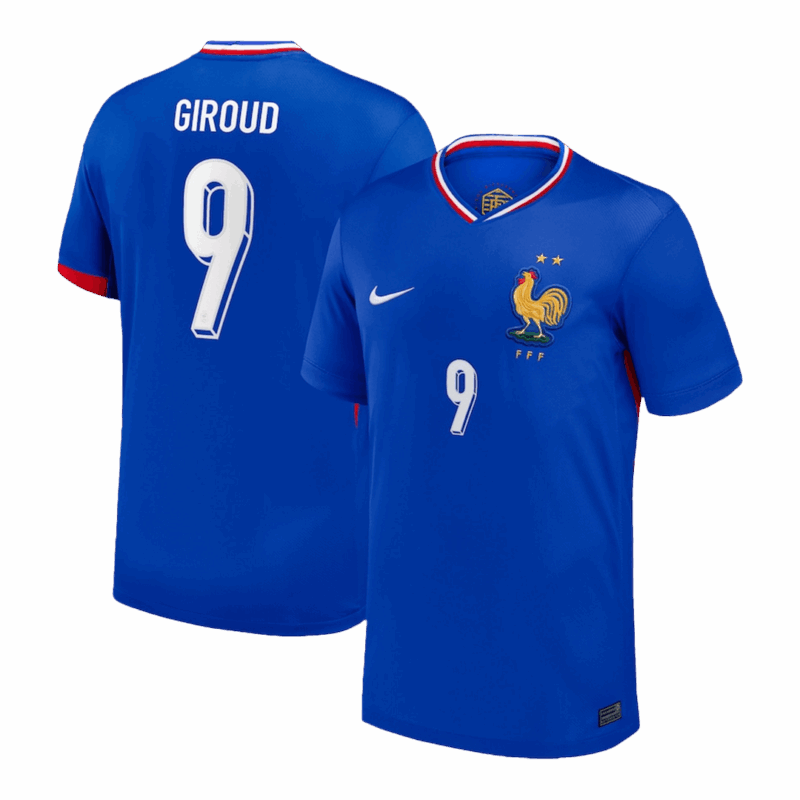 France GIROUD #9 ホーム ユニフォーム EURO 2024