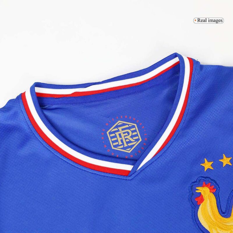 ZAIRE-EMERY #18 France Euro Home Soccer Jersey Blue