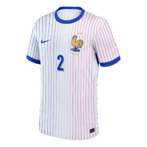 612517_2 PAVARD #2 France Euro Away Soccer Jersey White