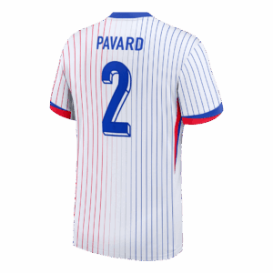 612517_3 PAVARD #2 France Euro Away Soccer Jersey White