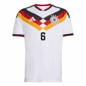 619058_2 KIMMICH #6 Germany Home Soccer Jersey World Cup 2026 White