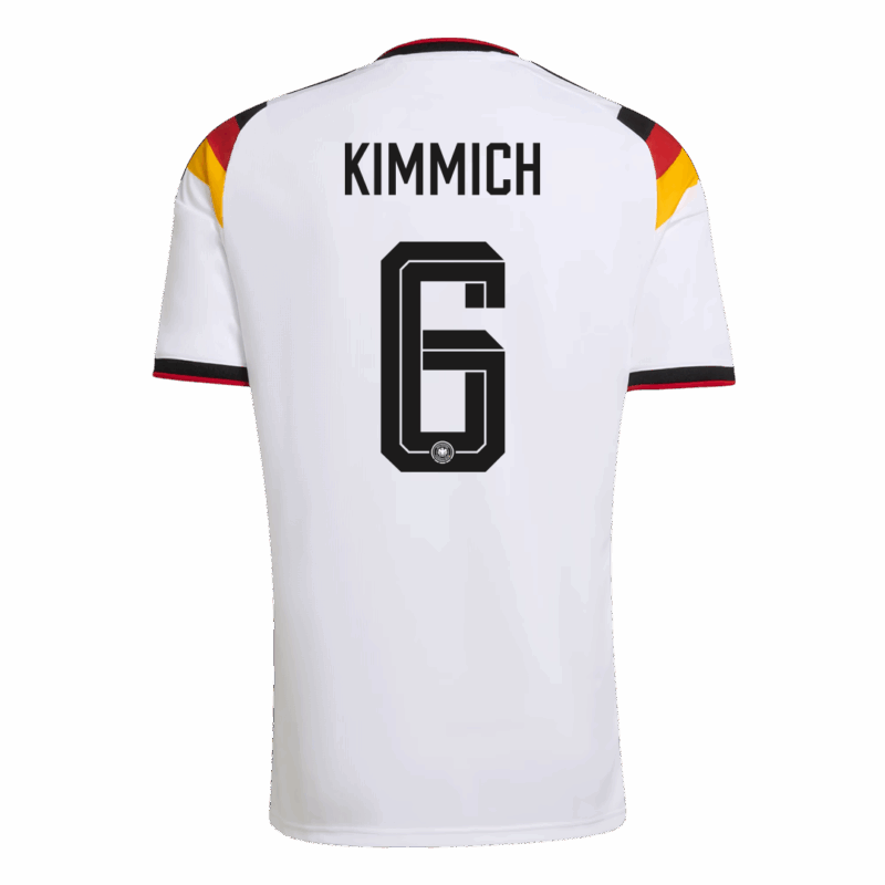 619058_3 KIMMICH #6 Germany Home Soccer Jersey World Cup 2026 White