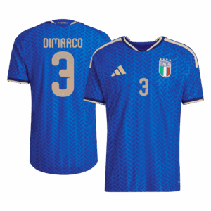 Italy DIMARCO #3 Home Soccer Jersey Authentic 2026