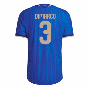 Italy DIMARCO #3 Home Soccer Jersey Authentic 2026