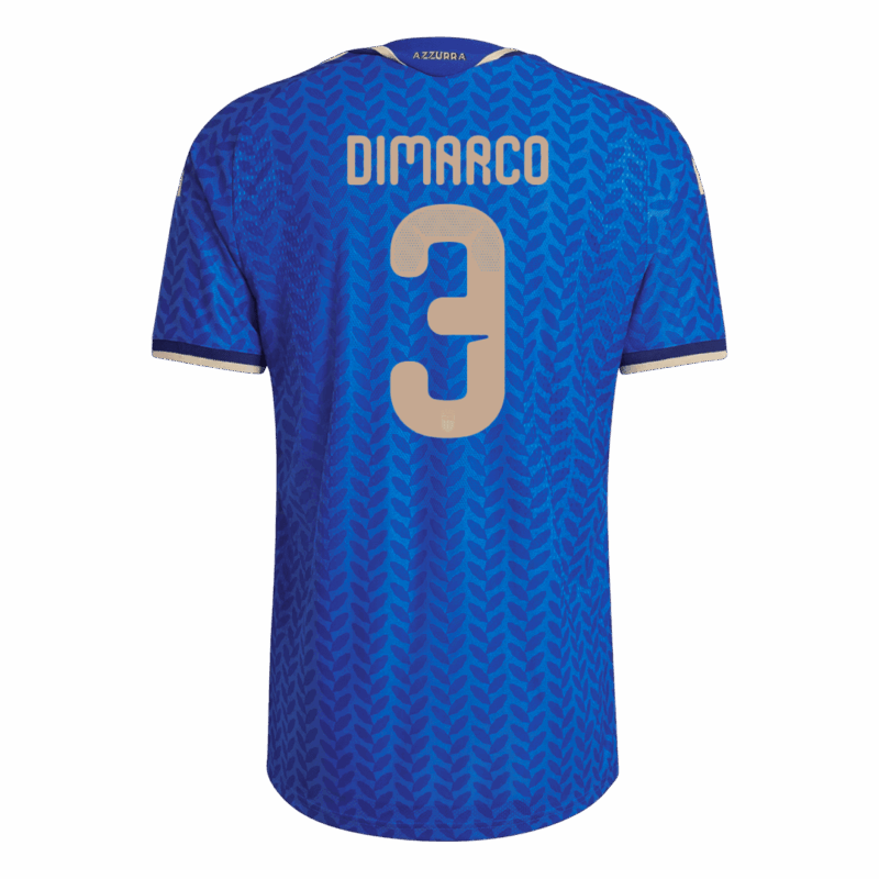Italy DIMARCO #3 Home Soccer Jersey Authentic 2026