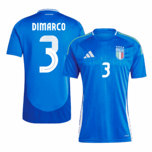 461674_1 Italy DIMARCO #3 ホーム ユニフォーム EURO 2024