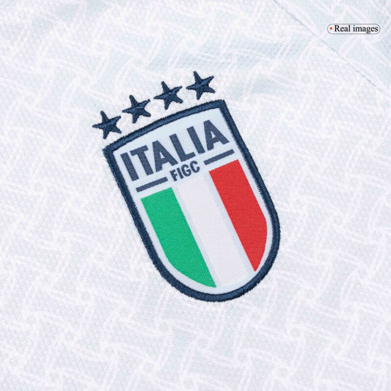 Kid's Italy Away Soccer Jersey Kit(Jersey+Shorts) World Cup 2026 White