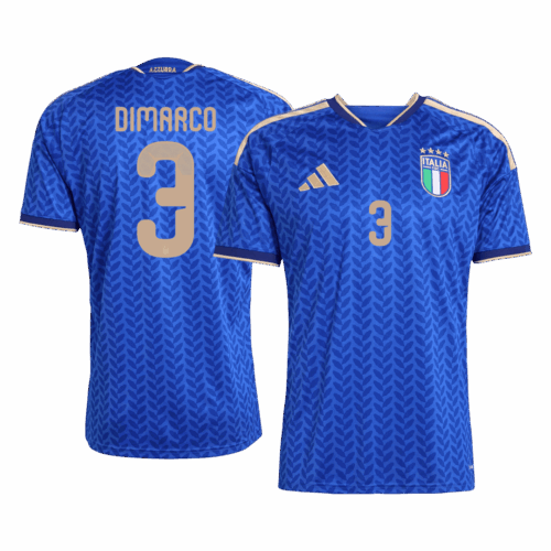 DIMARCO #3 Italy Home Soccer Jersey World Cup 2026 Blue