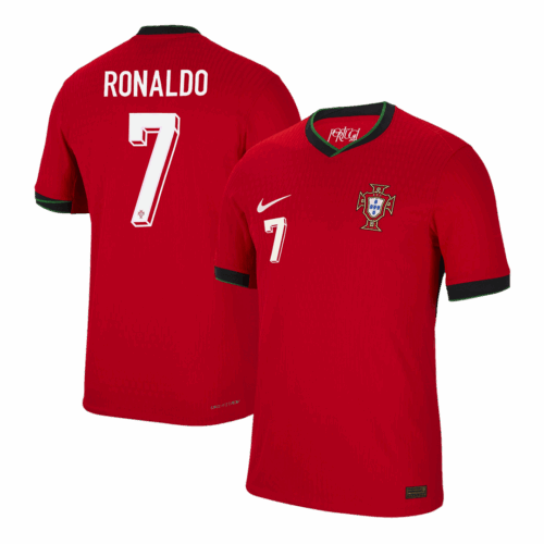 458089_1 Portugal RONALDO #7 ホーム ユニフォーム オーセンティック EURO 2024