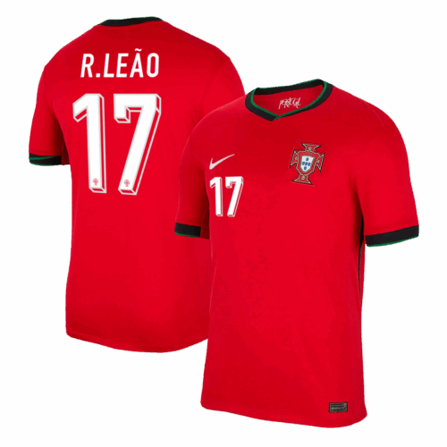 506888_1 Portugal R.LEÃO #17 ホーム ユニフォーム EURO 2024