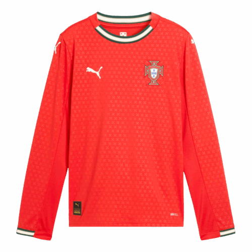 Portugal 長袖 ホーム サッカーユニフォーム 2025