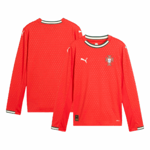 Portugal 長袖 ホーム サッカーユニフォーム 2025