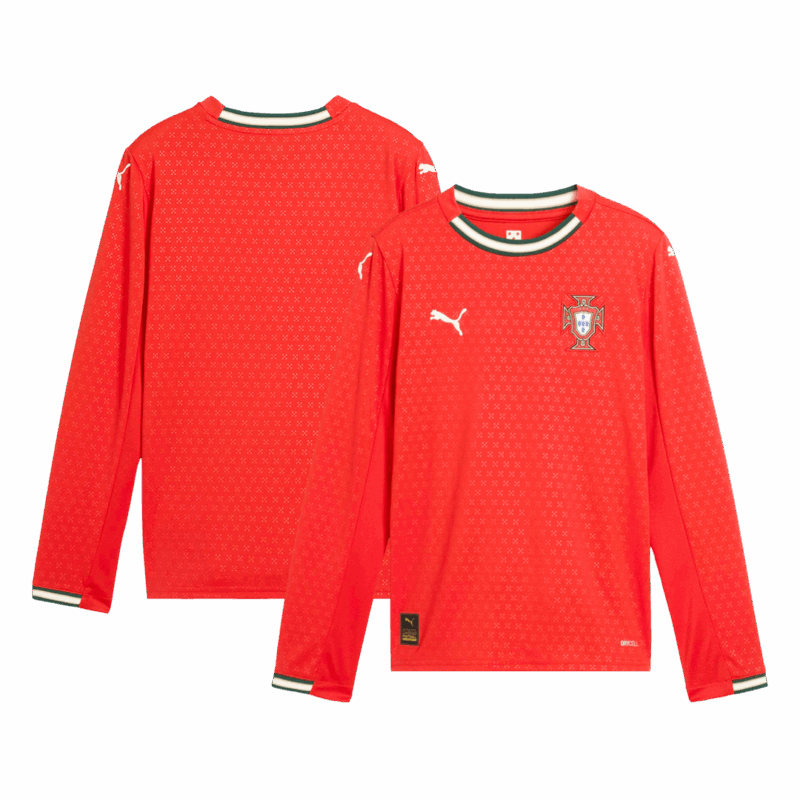 Portugal 長袖 ホーム サッカーユニフォーム 2025