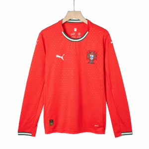 Portugal 長袖 ホーム サッカーユニフォーム 2025