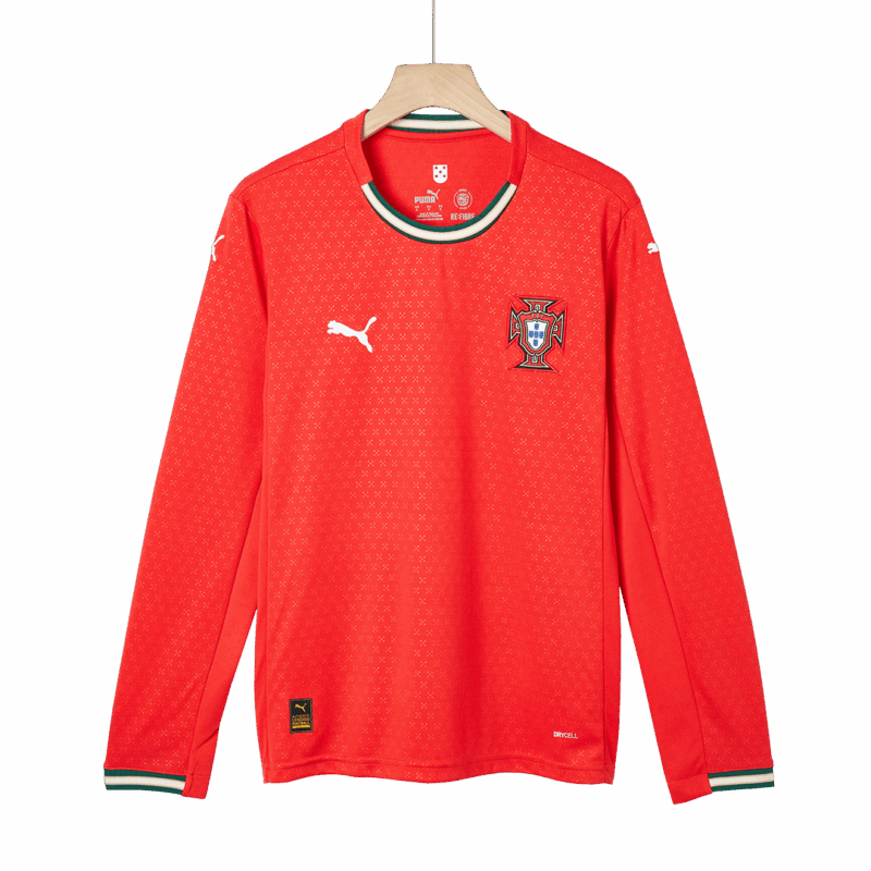 Portugal 長袖 ホーム サッカーユニフォーム 2025