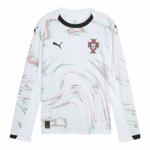 Portugal 長袖 アウェイ サッカーユニフォーム 2025