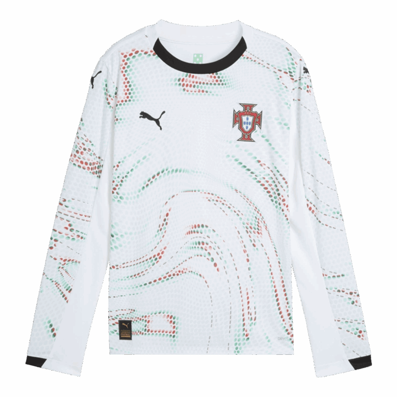 Portugal 長袖 アウェイ サッカーユニフォーム 2025
