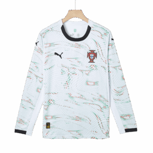 Portugal 長袖 アウェイ サッカーユニフォーム 2025