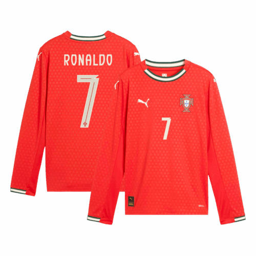 597243_1 Portugal RONALDO #7 ホーム サッカーユニフォーム 2025