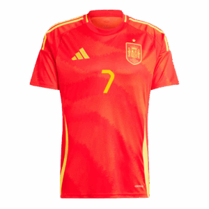 461520_2 Spain MORATA #7 ホーム ユニフォーム EURO 2024