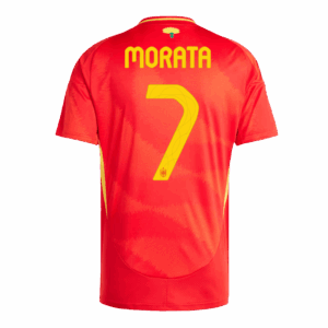 461520_3 Spain MORATA #7 ホーム ユニフォーム EURO 2024