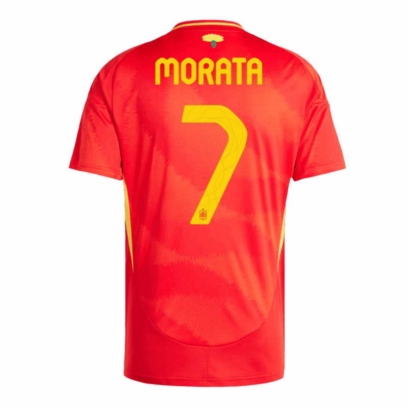 461520_3 Spain MORATA #7 ホーム ユニフォーム EURO 2024