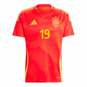 461522_2 Spain LAMINE YAMAL #19 ホーム ユニフォーム EURO 2024