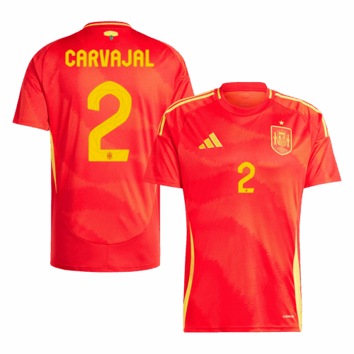 Spain CARVAJAL #2 ホーム ユニフォーム EURO 2024