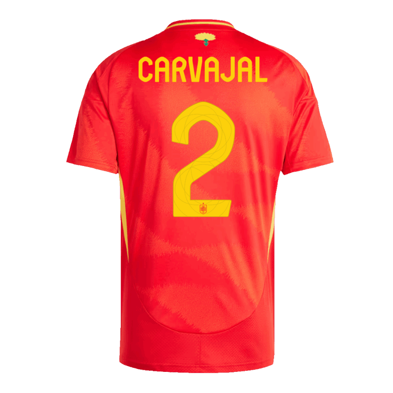 483487_3 Spain CARVAJAL #2 ホーム ユニフォーム EURO 2024