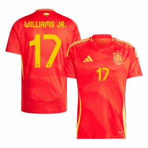 486775_1 Spain WILLIAMS JR. #17 ホーム ユニフォーム EURO 2024