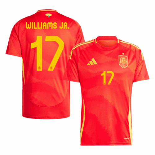 486775_1 Spain WILLIAMS JR. #17 ホーム ユニフォーム EURO 2024