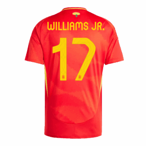 486775_3 Spain WILLIAMS JR. #17 ホーム ユニフォーム EURO 2024