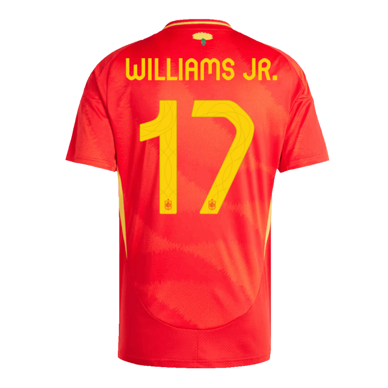 486775_3 Spain WILLIAMS JR. #17 ホーム ユニフォーム EURO 2024