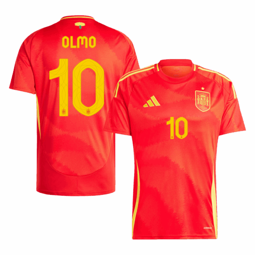 486776_1 Spain OLMO #10 ホーム ユニフォーム EURO 2024