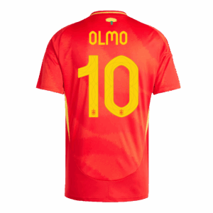 486776_3 Spain OLMO #10 ホーム ユニフォーム EURO 2024