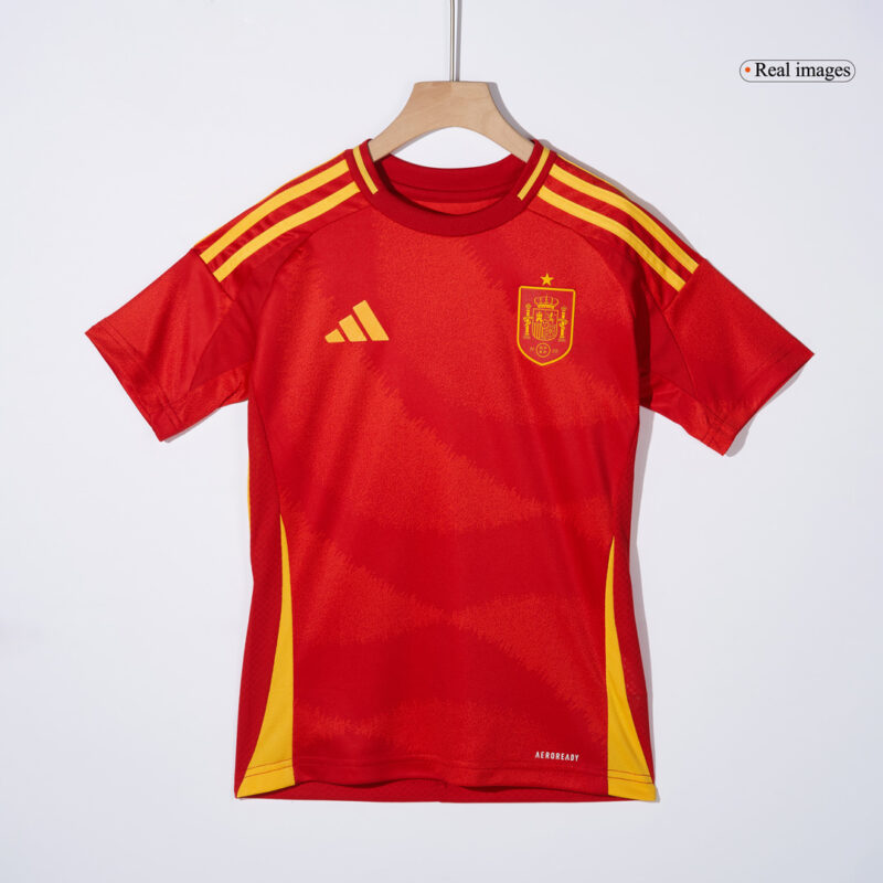Spain ホーム ユニフォーム キット EURO 2024 キッズ 上下セット