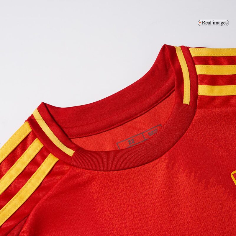 Spain ホーム ユニフォーム キット EURO 2024 キッズ (ユニフォーム+Shorts+Socks)