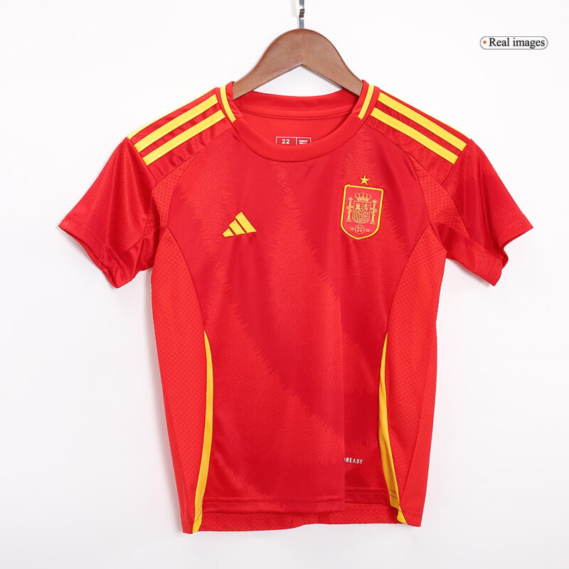 Spain ホーム ユニフォーム キット EURO 2024 キッズ 上下セット