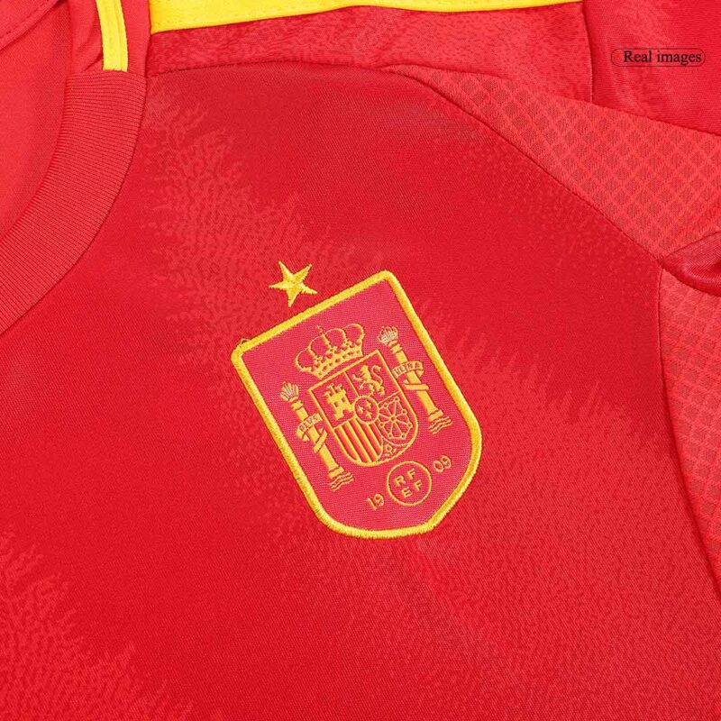 Spain ホーム ユニフォーム キット EURO 2024 キッズ 上下セット