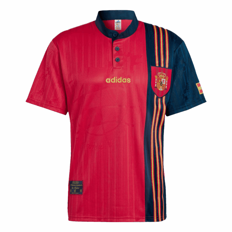 486875_1 Spain ホーム ユニフォーム Retro 1996