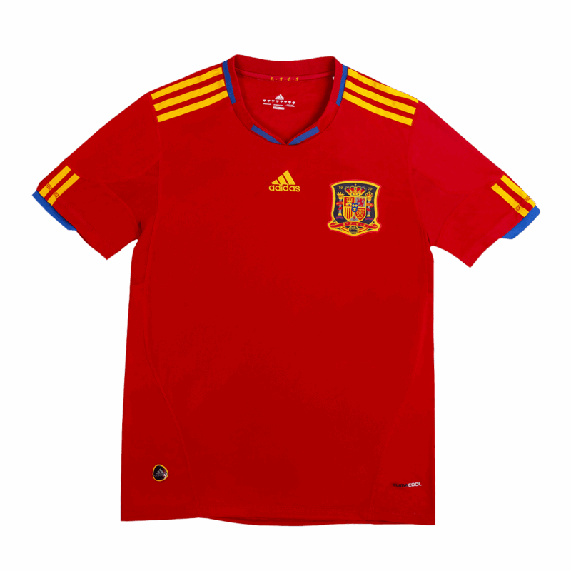Spain ホーム サッカーユニフォーム Retro 2010