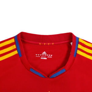 504965_2 Spain DAVID VILLA #7 ホーム サッカーユニフォーム Retro 2010