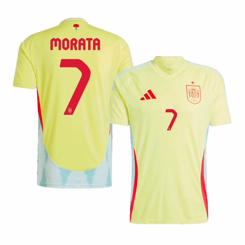 Spain MORATA #7 アウェイ ユニフォーム EURO 2024