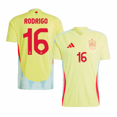 Spain RODRIGO #16 アウェイ ユニフォーム EURO 2024
