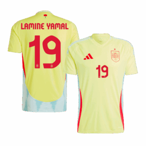 Spain LAMINE YAMAL #19 アウェイ ユニフォーム EURO 2024