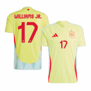 486777_1 Spain WILLIAMS JR. #17 アウェイ ユニフォーム EURO 2024